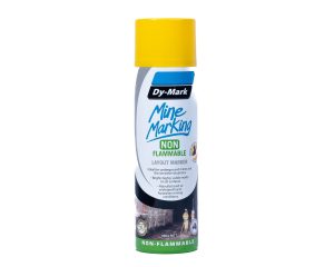 DY-MARK MINE MARKING NON FLAMMABLE YELLOW HOR